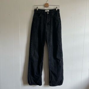 Reformation Wilder High Rise Jeans in Black Wash
